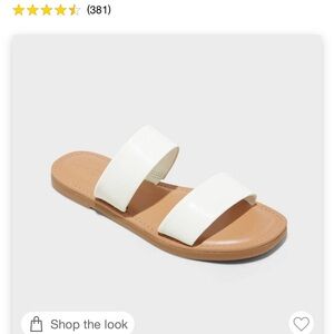 Women’s Dora wide width Universal Thread sandals- size 6W